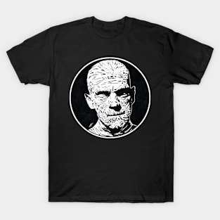 THE MUMMY (Circle Black and White) T-Shirt